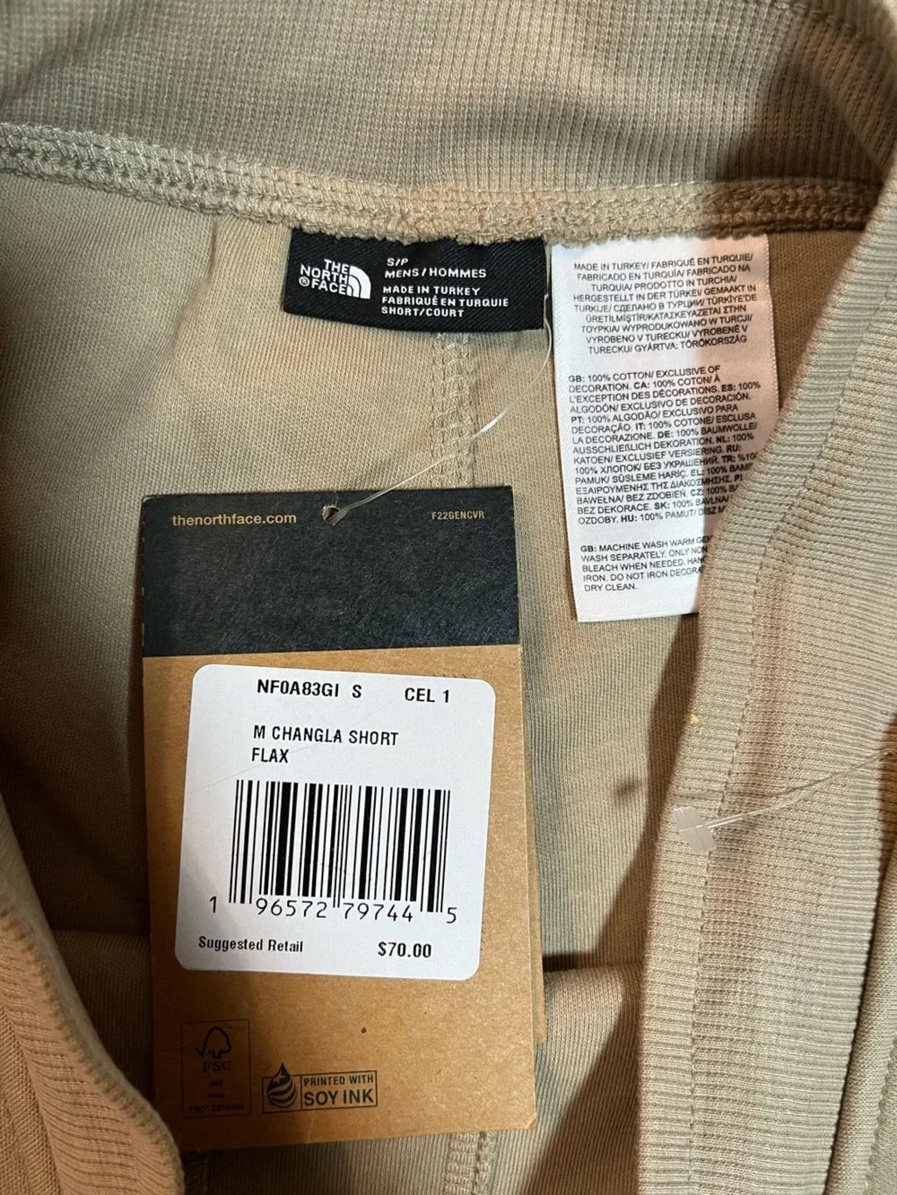 Men's The North Face Changala Shorts Size Small NWT
